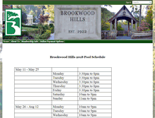 Tablet Screenshot of brookwoodhills.com